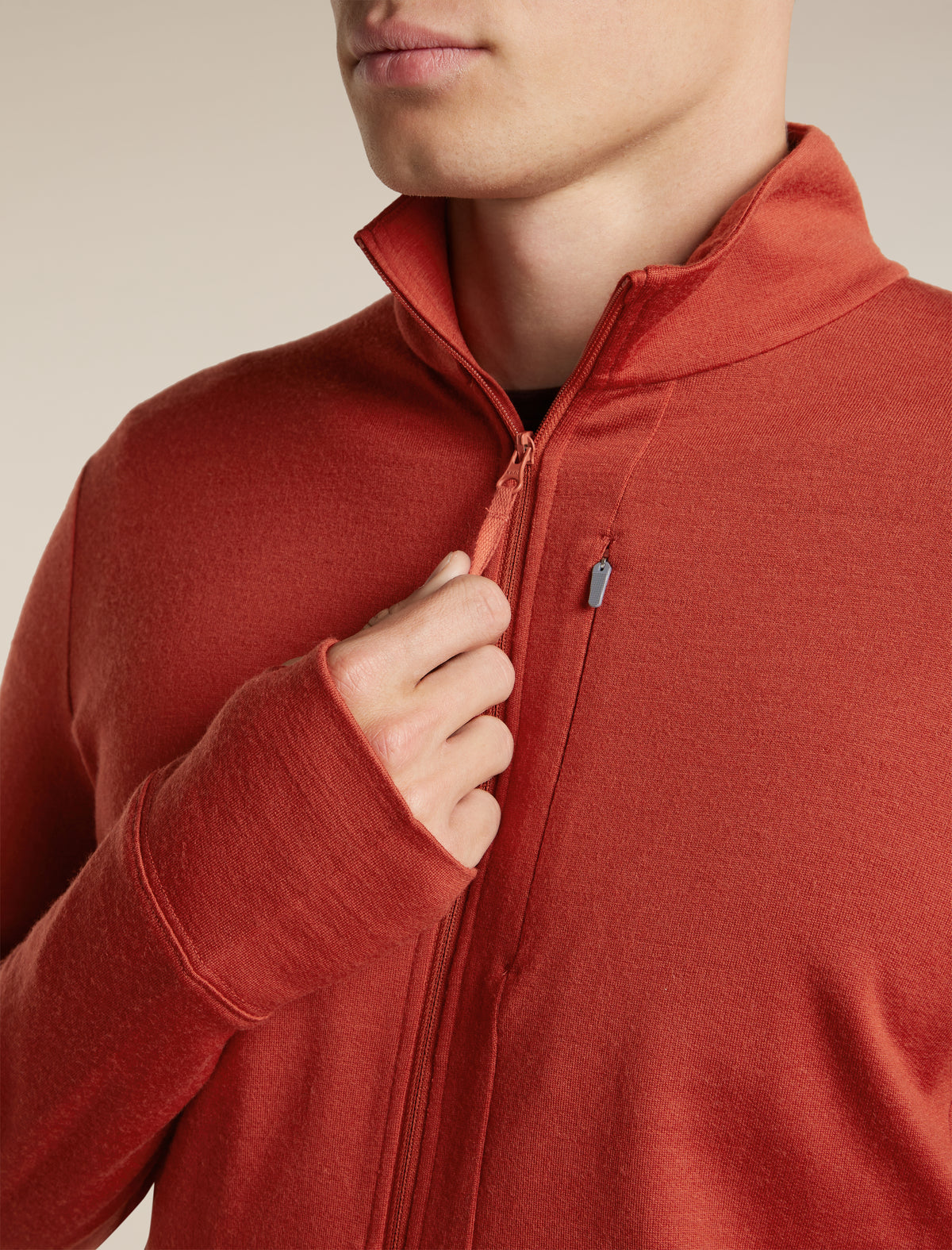 Manteau à glissière 260 Quantum en mérinos pour hommes  - 6