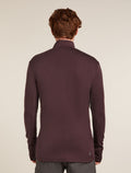 Men's Merino 260 Quantum Long Sleeve Zip Jacket Java - 2