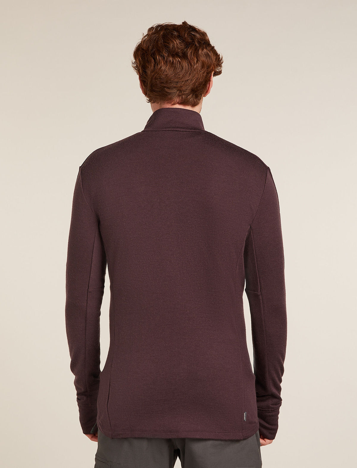 Men's Merino 260 Quantum Long Sleeve Zip Jacket Java - 2