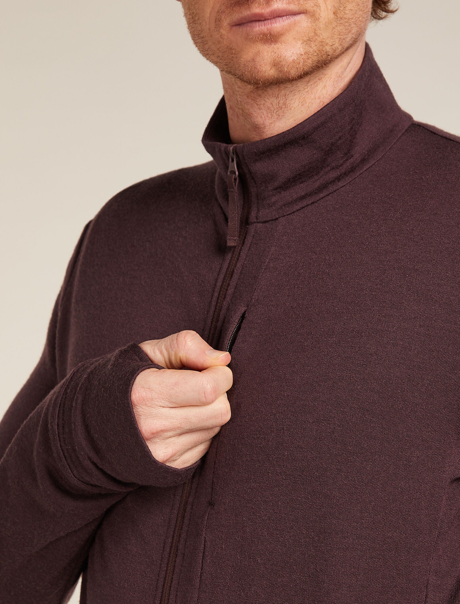 Men's Merino 260 Quantum Long Sleeve Zip Jacket| icebreaker