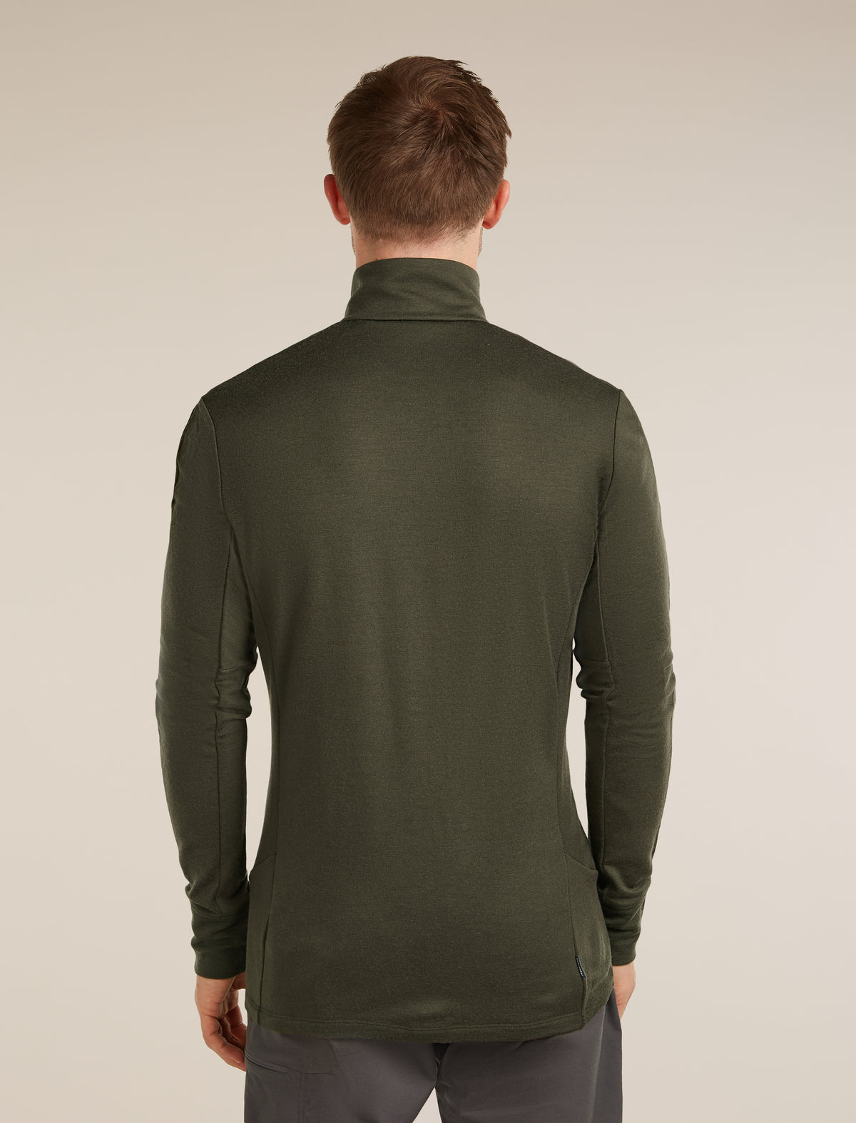 Men's Merino 260 Quantum Long Sleeve Zip Dark Loden - 2