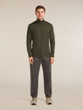 Men's Merino 260 Quantum Long Sleeve Zip Dark Loden - 3