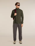 Men's Merino 260 Quantum Long Sleeve Zip Dark Loden - 4