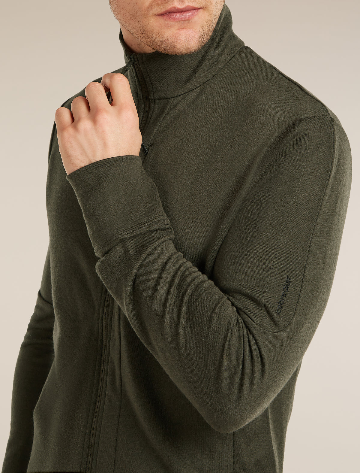 Men's Merino 260 Quantum Long Sleeve Zip Dark Loden - 5