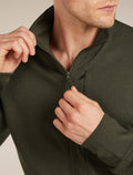 Men's Merino 260 Quantum Long Sleeve Zip Dark Loden - 6