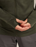 Men's Merino 260 Quantum Long Sleeve Zip Dark Loden - 7
