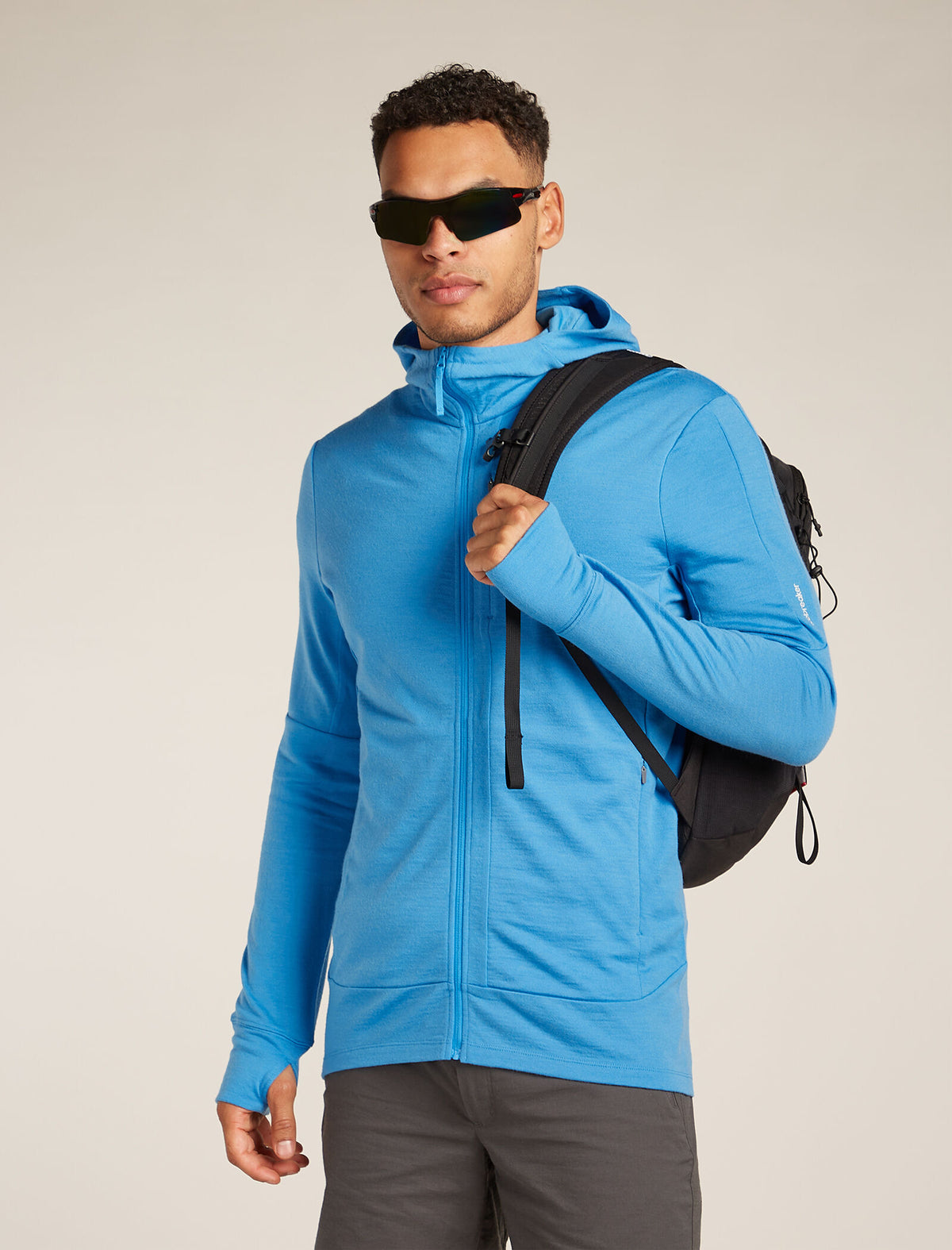 Men's Merino 260 Quantum Long Sleeve Zip Hoodie Arctic - 4