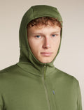Men's Merino 260 Quantum Long Sleeve Zip Hoodie Sphagnum - 8