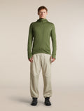 Men's Merino 260 Quantum Long Sleeve Zip Hoodie Sphagnum - 3
