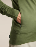 Men's Merino 260 Quantum Long Sleeve Zip Hoodie Sphagnum - 10