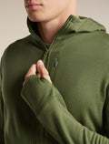 Men's Merino 260 Quantum Long Sleeve Zip Hoodie Sphagnum - 6