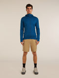 Haut à capuchon à glissière 260 Quantum en mérinos pour hommes  - 3