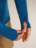 Haut à capuchon à glissière 260 Quantum en mérinos pour hommes  - 8
