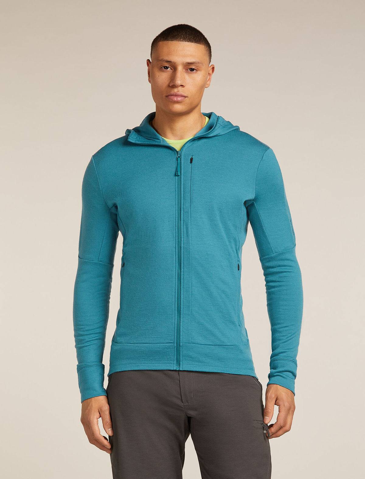 Sweat à capuche zippé 260 Quantum Homme  - 1