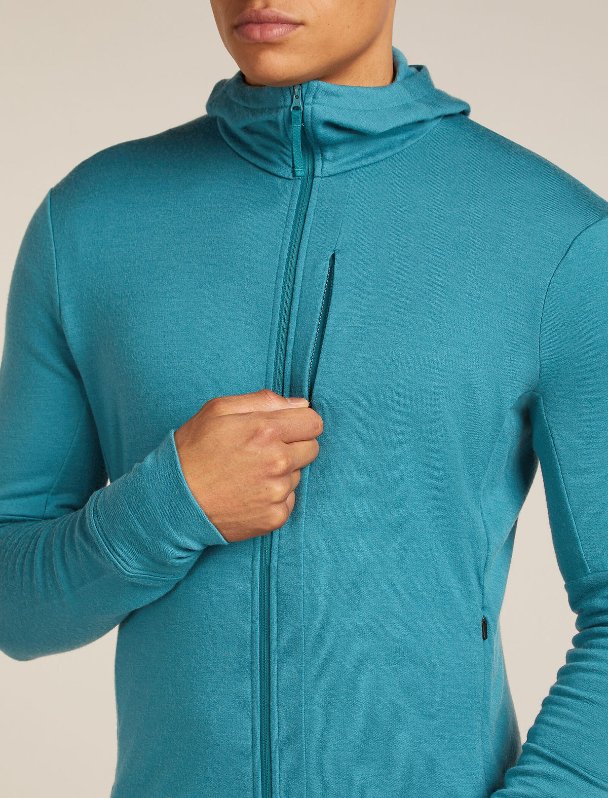 Sweat à capuche zippé 260 Quantum Homme  - 8