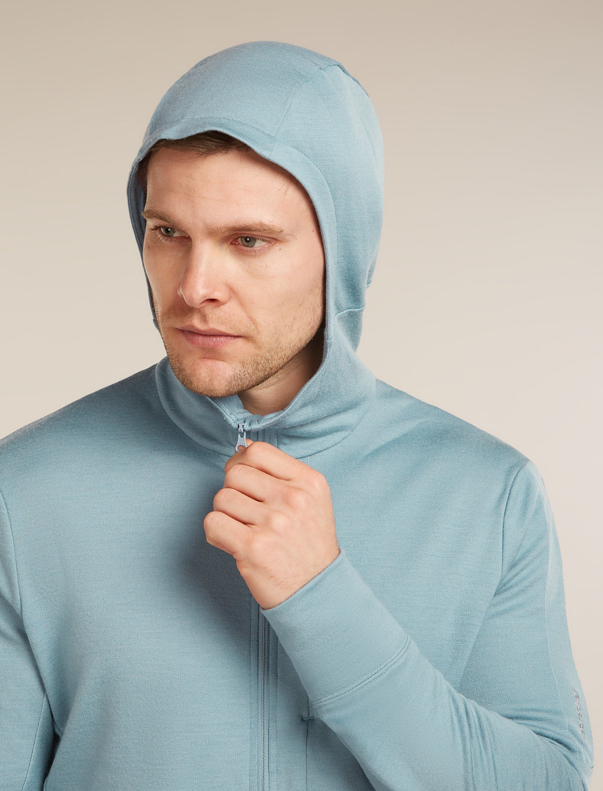 Men's Merino 260 Quantum Long Sleeve Zip Hoodie Flint Blue - 9