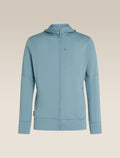 Men's Merino 260 Quantum Long Sleeve Zip Hoodie Flint Blue - 10