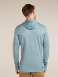 Men's Merino 260 Quantum Long Sleeve Zip Hoodie Flint Blue - 2