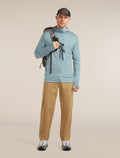Men's Merino 260 Quantum Long Sleeve Zip Hoodie Flint Blue - 4