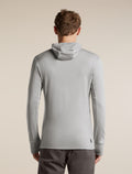 Men's Merino 260 Quantum Long Sleeve Zip Hoodie Proto Grey - 2
