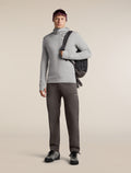 Men's Merino 260 Quantum Long Sleeve Zip Hoodie Proto Grey - 4