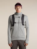Men's Merino 260 Quantum Long Sleeve Zip Hoodie Proto Grey - 5