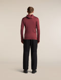 Men's Merino 260 Quantum Long Sleeve Zip Hoodie Port/Agate - 9