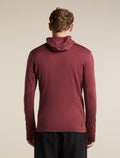 Men's Merino 260 Quantum Long Sleeve Zip Hoodie Port/Agate - 2