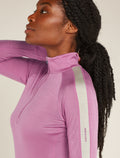 Women's Merino Blend 125 ZoneKnit™ Long Sleeve Half Zip Thermal Top Deco - 5