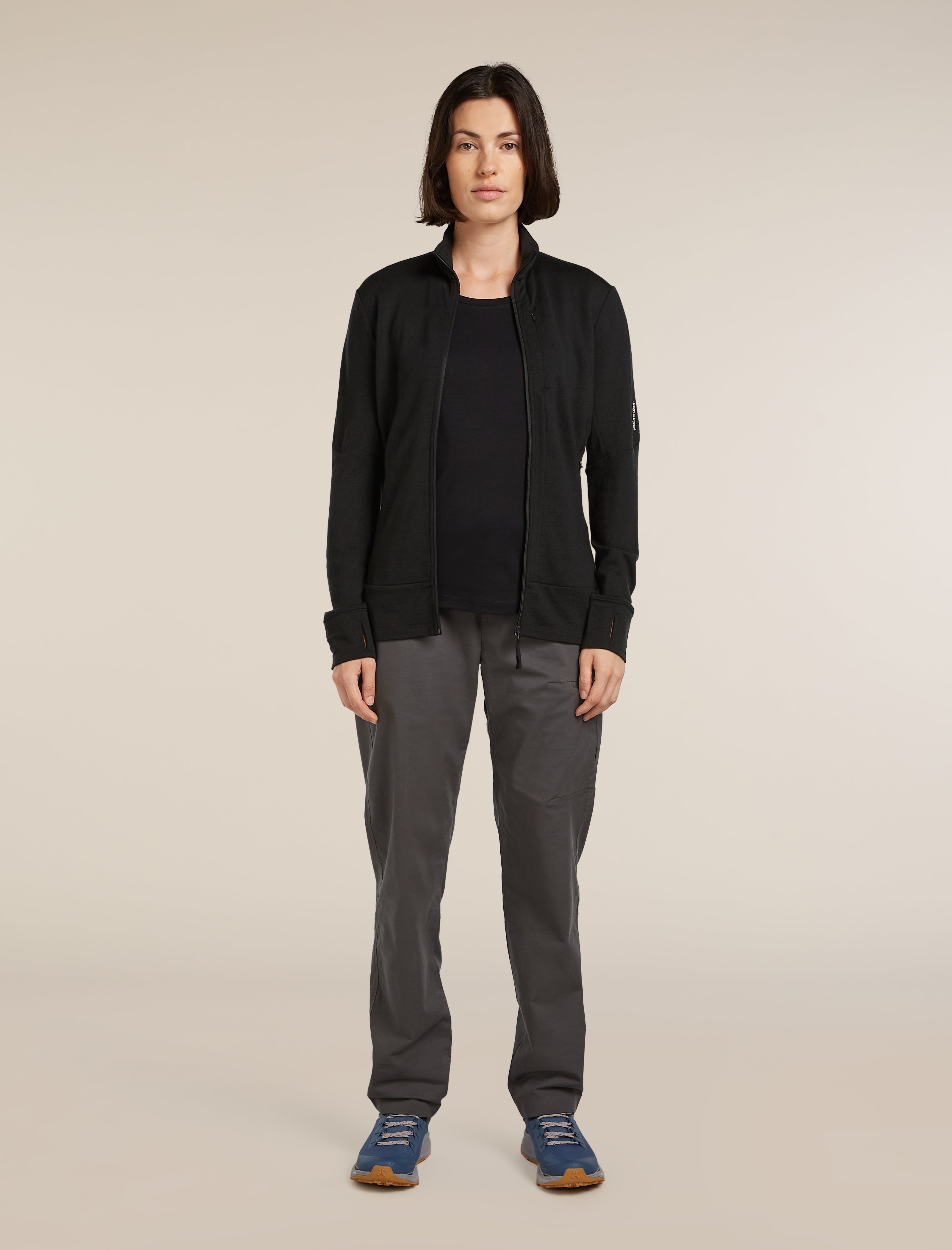 Women's Merino 260 Quantum Long Sleeve Zip Jacket| icebreaker