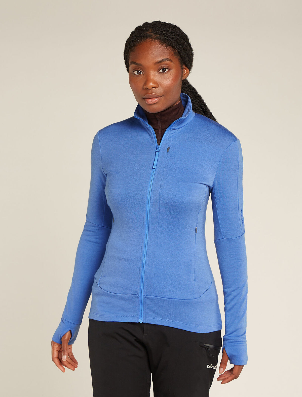 Women's Merino 260 Quantum Long Sleeve Zip Jacket Baja - 1