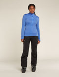Women's Merino 260 Quantum Long Sleeve Zip Jacket Baja - 3
