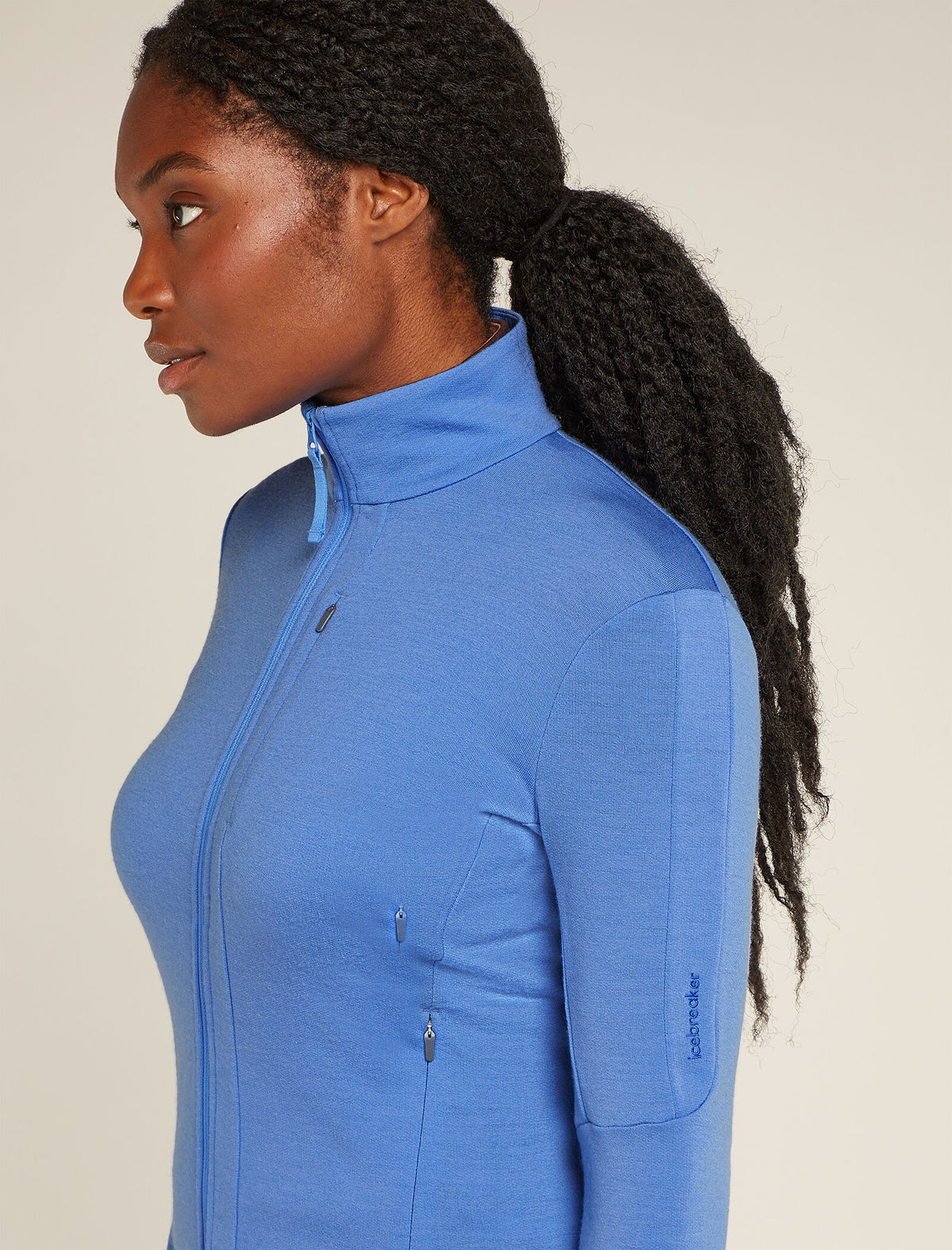 Women's Merino 260 Quantum Long Sleeve Zip Jacket Baja - 6