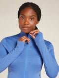 Women's Merino 260 Quantum Long Sleeve Zip Jacket Baja - 8