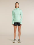 Women's Merino 260 Quantum Long Sleeve Zip Mint - 3
