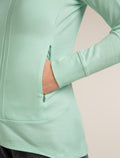 Women's Merino 260 Quantum Long Sleeve Zip Mint - 8
