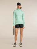Women's Merino 260 Quantum Long Sleeve Zip Mint - 4