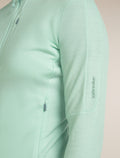 Women's Merino 260 Quantum Long Sleeve Zip Mint - 5