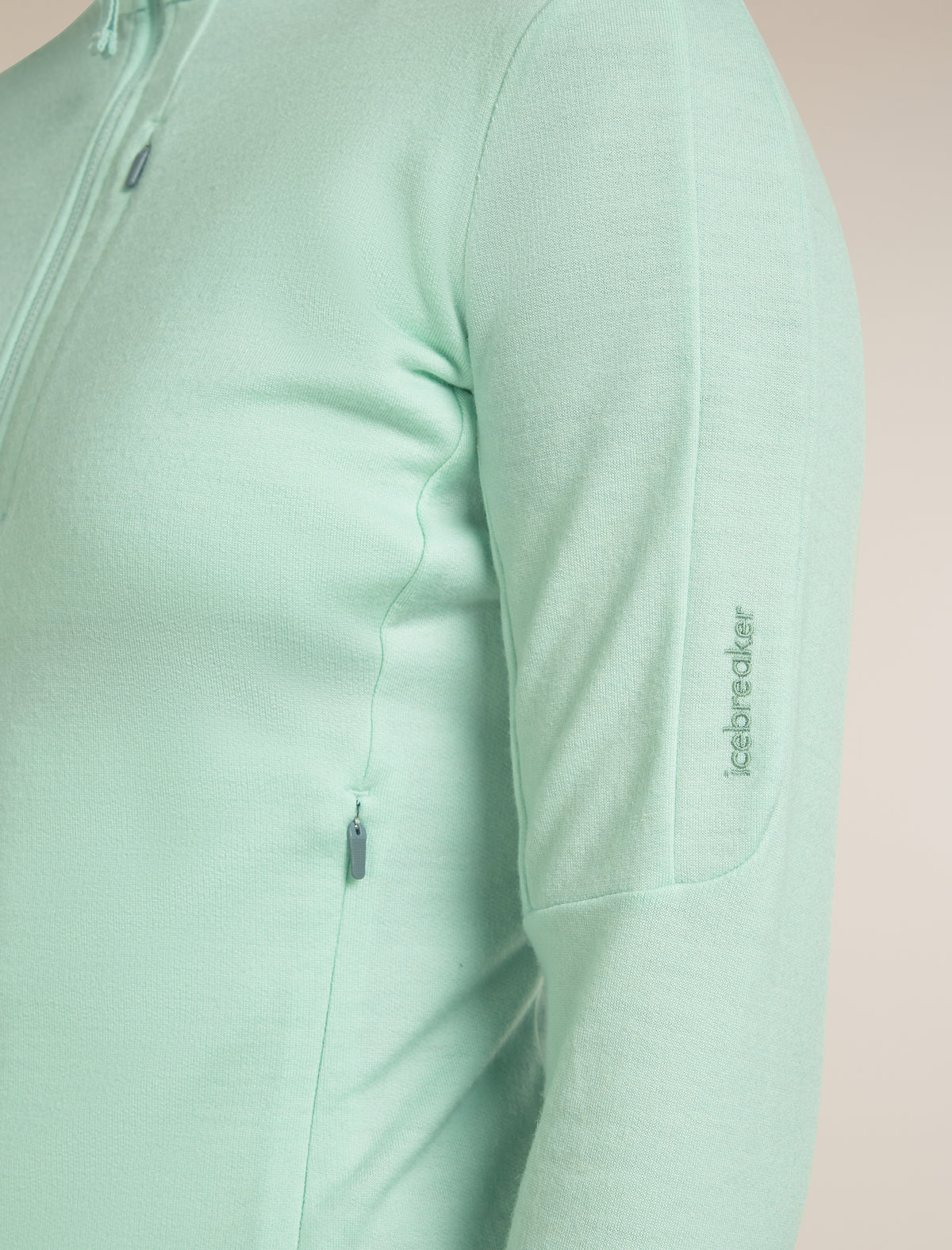 Women's Merino 260 Quantum Long Sleeve Zip Mint - 5