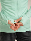 Women's Merino 260 Quantum Long Sleeve Zip Mint - 7