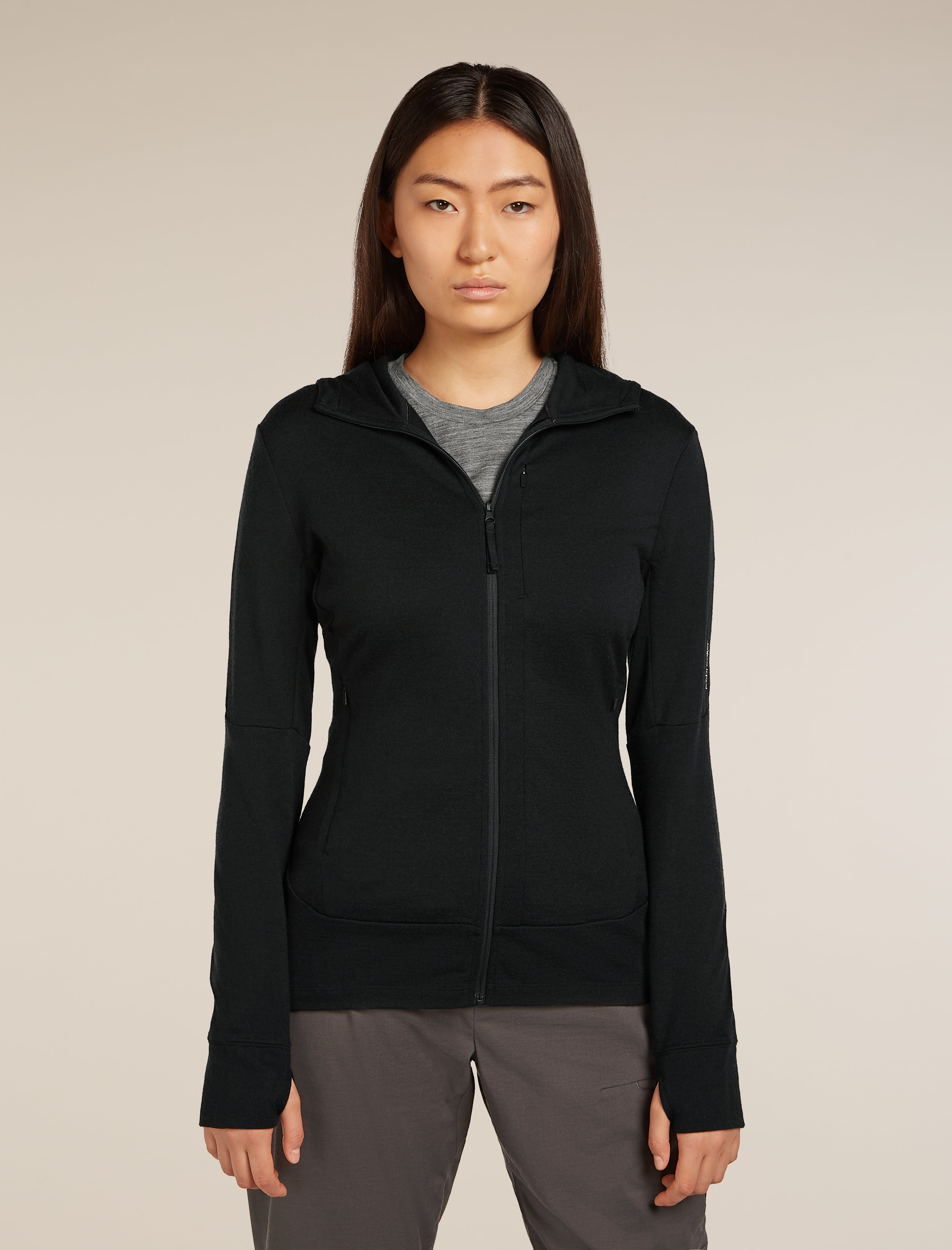 Women's Merino 260 Quantum Long Sleeve Zip Hoodie| icebreaker