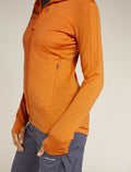 Women's Merino 260 Quantum Long Sleeve Zip Hoodie Ray - 6