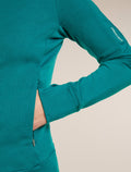 Women's Merino 260 Quantum Long Sleeve Zip Hoodie Tidal Teal - 12