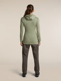 Haut à capuche, manches longues et glissière 260 Quantum en mérinos Women's  - 8