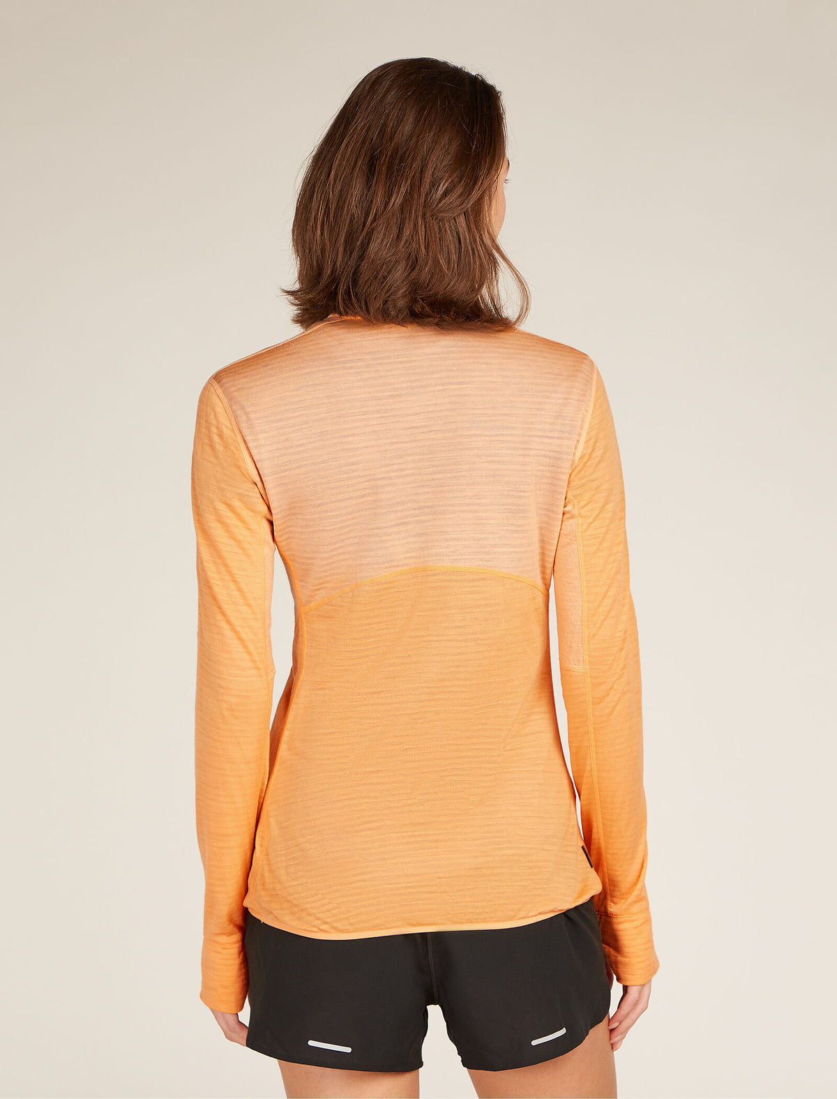 Women's Merino Blend 200 Realfleece™ Descender Long Sleeve Half Zip Top Sunston/Feldspar - 2