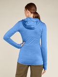 Women's Merino Blend 200 Realfleece™ Descender Long Sleeve Zip Hoodie Baja - 2