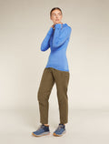 Women's Merino Blend 200 Realfleece™ Descender Long Sleeve Zip Hoodie Baja - 3