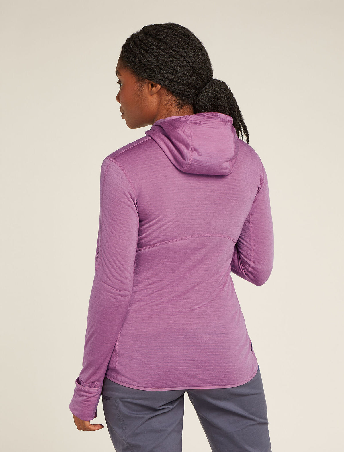 Women's Merino Blend 200 Realfleece™ Descender Long Sleeve Zip Hoodie Deco - 3
