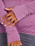 Women's Merino Blend 200 Realfleece™ Descender Long Sleeve Zip Hoodie Deco - 8