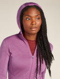 Women's Merino Blend 200 Realfleece™ Descender Long Sleeve Zip Hoodie Deco - 10